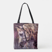 Hoofd van een paard van Giovanni Boldini,  kunst Tote Bag (Achterkant)