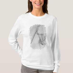 Hoofd van een paard, van het Album van de Vallardi T-shirt
