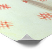 Hoofd van een paasmeisje, c.1880 poster (Hoek)