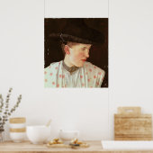 Hoofd van een paasmeisje, c.1880 poster (Keuken)