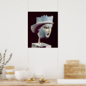 Hoofd van een prins uit Persepolis Poster (Keuken)