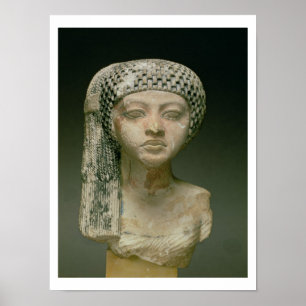 Hoofd van een prinses van de familie Akhenaten, N Poster