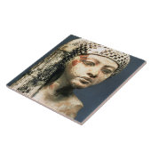 Hoofd van een prinses van de familie Akhenaten, N Tegeltje (Zijkant)