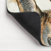 Hoofd van een Roe Deer Muismat (Hoek)