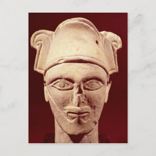 Hoofd van een Semitische leider met Egyptische inv Briefkaart