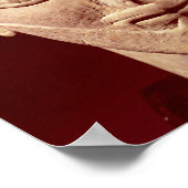 Hoofd van een Semitische leider met Egyptische inv Poster (Hoek)