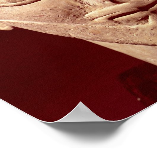 Hoofd van een Semitische leider met Egyptische inv Poster (Hoek)