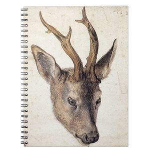 Hoofd van een Stag - Albrecht Durer - c1503 Notitieboek