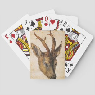 Hoofd van een Stag (Wilde Dier) (door Albrecht Dur Pokerkaarten