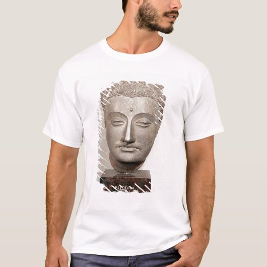 Hoofd van een standbeeld van de Boeddha, van T-shirt (Voorkant)