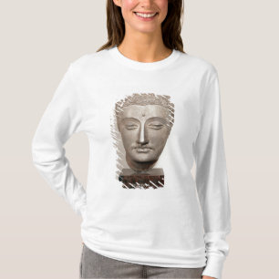 Hoofd van een standbeeld van de Boeddha, van T-shirt