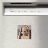 Hoofd van een standbeeld van Ishtar, met een Magneet (Insitu (Vaatwasser))