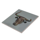 Hoofd van een stier, met koninklijk Sumeriaans ins Tegeltje (Zijkant)