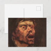 Hoofd van een Tramp (door Laszlo Mednyanszky) Briefkaart (Voorkant / Achterkant)