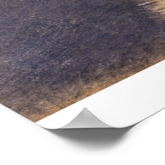 Hoofd van een vos poster (Hoek)