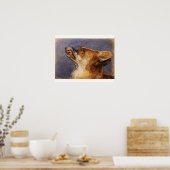 Hoofd van een vos poster (Keuken)