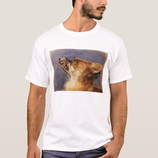 Hoofd van een vos t-shirt (Voorkant)