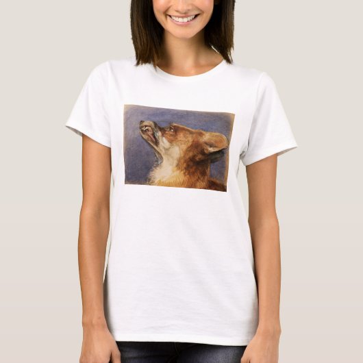 Hoofd van een vos t-shirt (Voorkant)