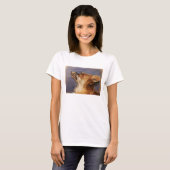 Hoofd van een vos t-shirt (Voorkant volledig)