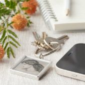 Hoofd van een vrouw, 1861 (potlood op papier) sleutelhanger (Zijkant)