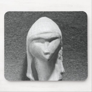 Hoofd van een vrouw bekend als Venus of Brassempou Muismat