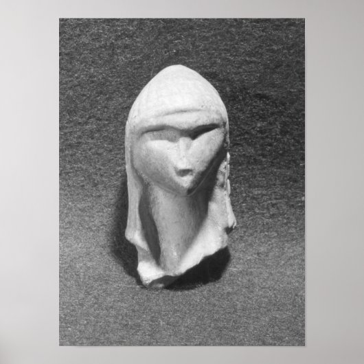 Hoofd van een vrouw bekend als Venus of Brassempou Poster (Voorkant)