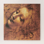 Hoofd van een vrouw La Scapigliata Leonardo Da Vin Legpuzzel (Horizontaal)