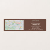 Hoofd van een vrouw, Leonardo Da Vinci, Antiek dea Visitekaartje (Binnenkant ongevouwen)