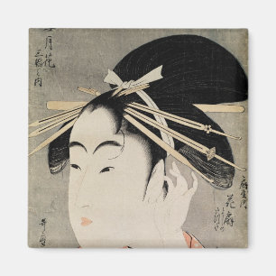 Hoofd van een vrouw magneet