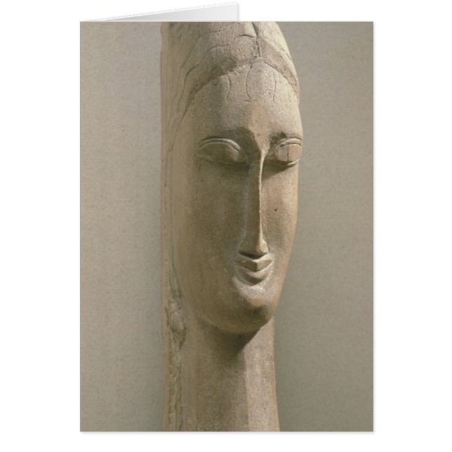 Hoofd van een vrouw (steen) (Voorkant)