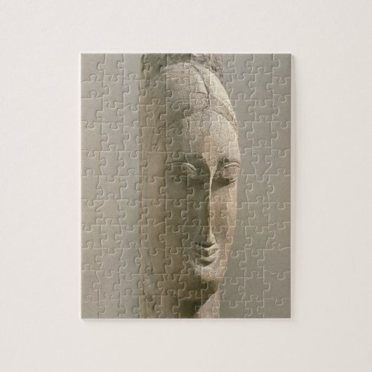 Hoofd van een vrouw (steen) legpuzzel (Verticaal)