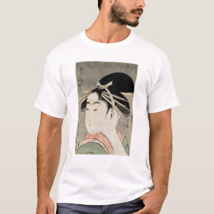 Hoofd van een vrouw t-shirt