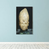 Hoofd van Hatshepsut Canvas Afdruk (Insitu (Houten vloer))