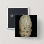 Hoofd van Hatshepsut Vierkante Button 5,1 Cm (Voorkant /achterkant)