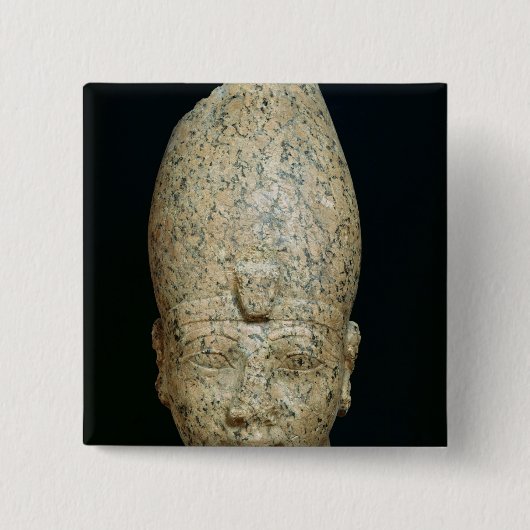 Hoofd van Hatshepsut Vierkante Button 5,1 Cm (Voorkant)