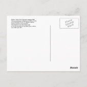 Hoofd van het Briefkaart van 1898 in de Chiricahua (Achterkant)