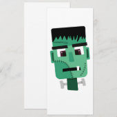Hoofd van het Frankenstein-monster Kaart (Voorkant / Achterkant)