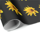 Hoofd van het gele madeliefje Helenium Wrapping Pa Cadeaupapier (Rol Hoek)