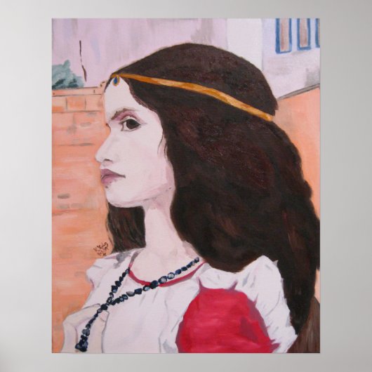 Hoofd van het Juliet poster (Voorkant)