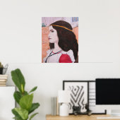 Hoofd van het Juliet poster (Thuiskantoor)