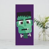 Hoofd van het Monster van Frankenstein Kaart (Staand voorkant)