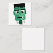 Hoofd van het Monster van Frankenstein Notitiekaartje (Voorkant / Achterkant)