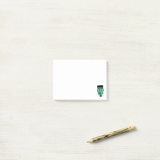 Hoofd van het Monster van Frankenstein Post-it® Notes (Op bureau)