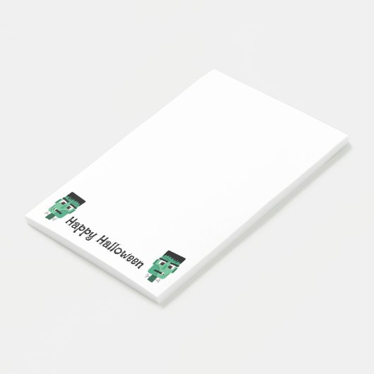 Hoofd van het Monster van Frankenstein Post-it® Notes (Schuin)