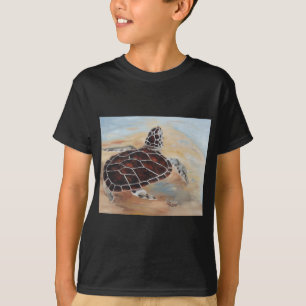 Hoofd van het schildpad t-shirt