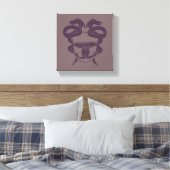 Hoofd van het symbool Laketown Canvas Afdruk (Insitu (Slaapkamer))