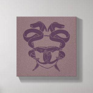 Hoofd van het symbool Laketown Canvas Afdruk