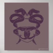 Hoofd van het symbool Laketown Poster (Voorkant)