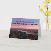 Hoofd van het Wenskaart Kaart (Gele Bloem)