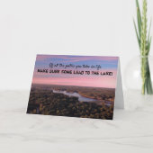 Hoofd van het Wenskaart Kaart (Voorkant)